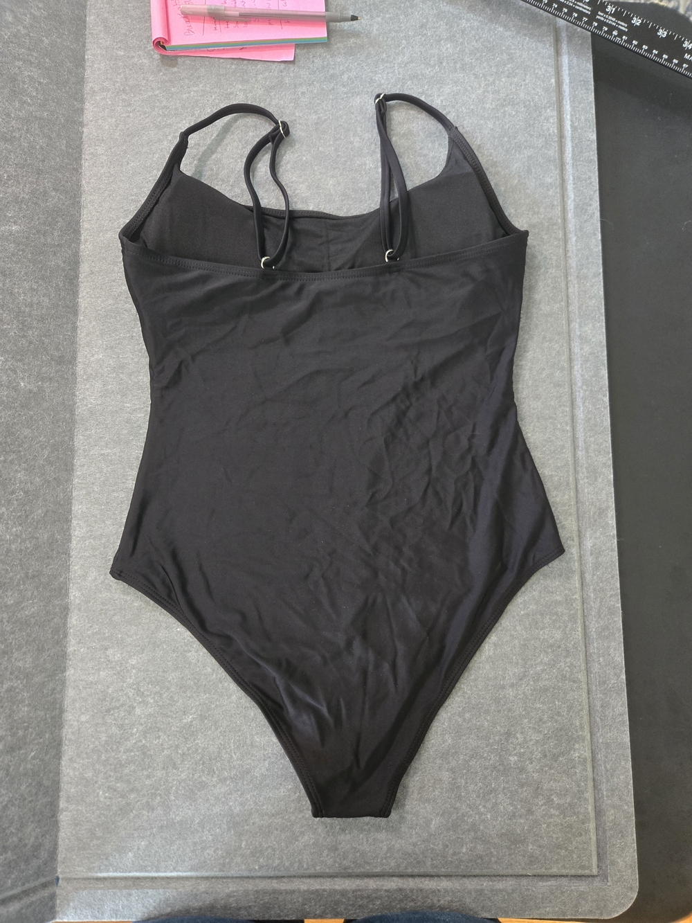 Classic Black One-Piece Swimsuit - Women - Picture 2 of 7